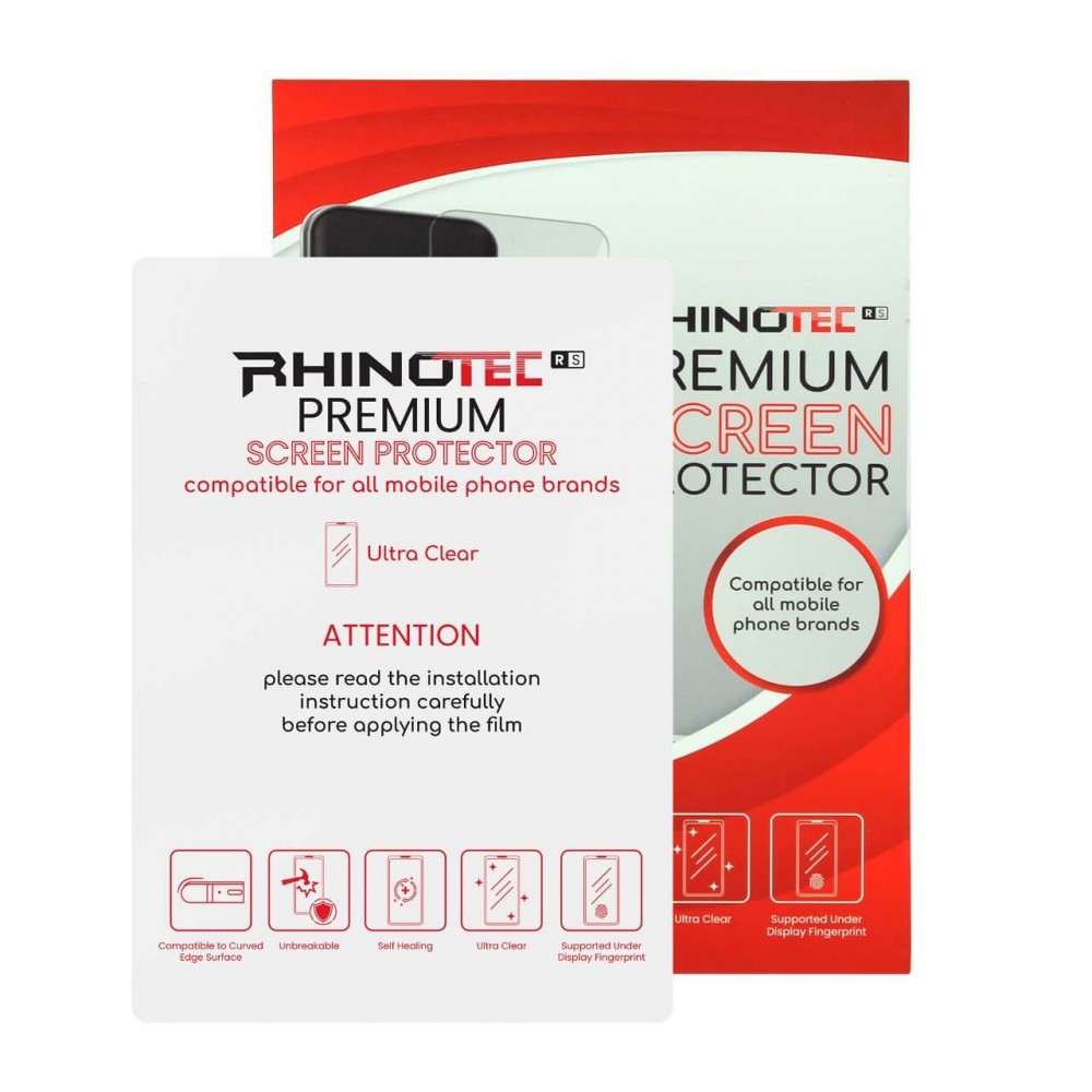 RHINOTEC Hydrogel Ultra Clear Anti Gores Screen Protector All Mobile Phone Brand